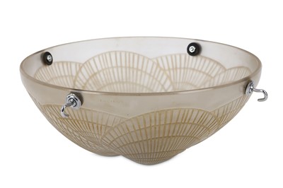 Lot 59 - A 1920s Rene Lalique circular plafonnier in...