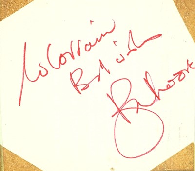 Lot 32 - Autograph albums.- Incl. Roger Moore Two...