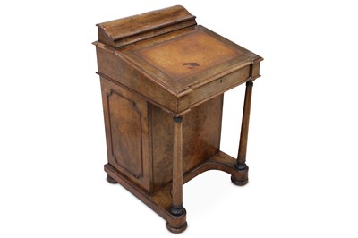 Lot 795 - A Victorian burr walnut and line inlaid...