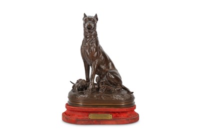 Lot 188 - CHARLES VALTON (FRENCH, 1851-1918): A BRONZE...