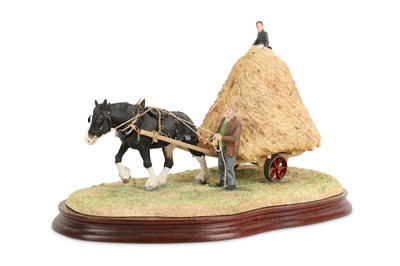 Lot 345 - A Border Fine Arts model 'Hay Bogie' model...