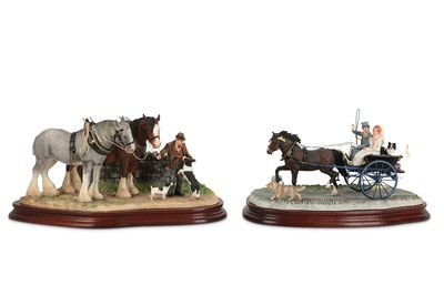 Lot 346 - Two Border Fine Arts models, 'Just Married' no....