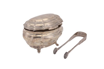 Lot 55 - A Victorian sterling silver sugar box, London...