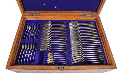 Lot 28 - Old English pattern - A late Victorian largely...