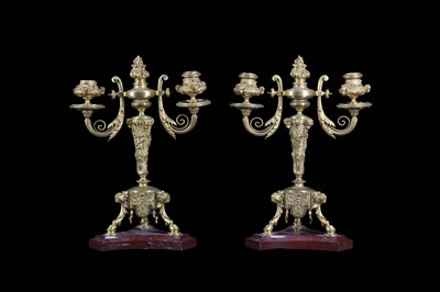 Lot 150 - A PAIR OF THIRD QUARTER 19TH CENTURY FRENCH...