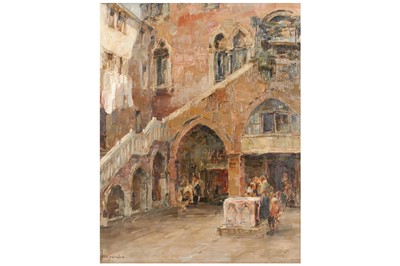 Lot 222 - ANGELO BROMBO (ITALIAN 1893-1962) Palazzo van...