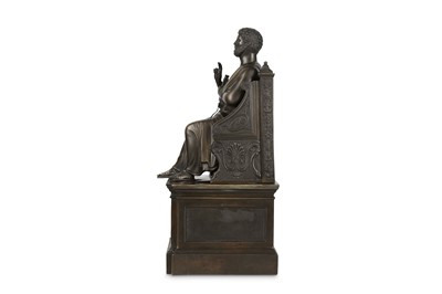 Lot 184 - A BRONZE REDUCTION OF THE STATUE OF ST PETER...