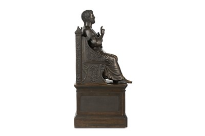 Lot 184 - A BRONZE REDUCTION OF THE STATUE OF ST PETER...