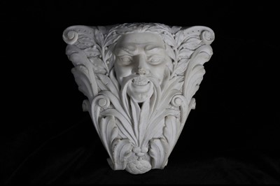 Lot 148 - A 19TH CENTURY FRENCH OR ITALIAN WHITE MARBLE...