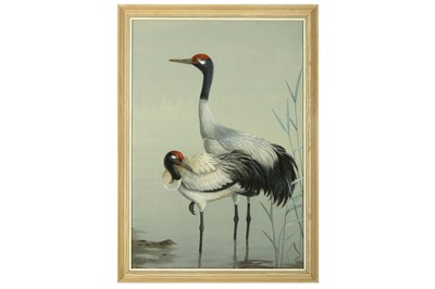 Lot 147 - Rickman (Philip) Black-necked Cranes; Siberian...