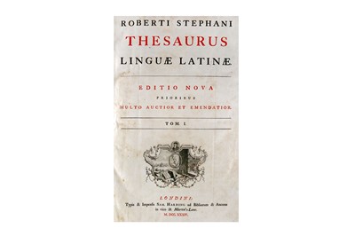 Lot 141 - Estienne (Robert) Thesaurus Linguae Latinae, 3...