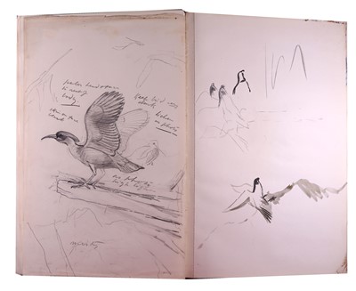 Lot 163 - Rickman (Philip) Eight sketch books, various...