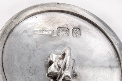 Lot 92 - A George V sterling silver bullet teapot, London 1933 by Asprey and Co