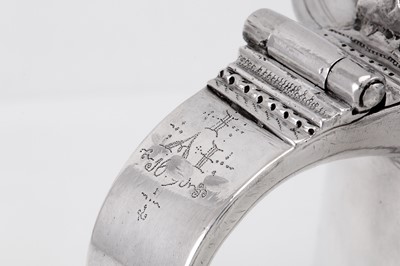 Lot 234 - A Charles II sterling silver tankard, London...