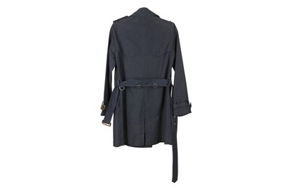 Lot 479 - Ralph Lauren Navy Trench Coat, double breasted,...