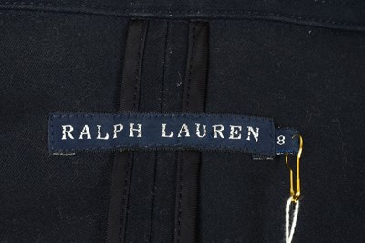 Lot 479 - Ralph Lauren Navy Trench Coat, double breasted,...