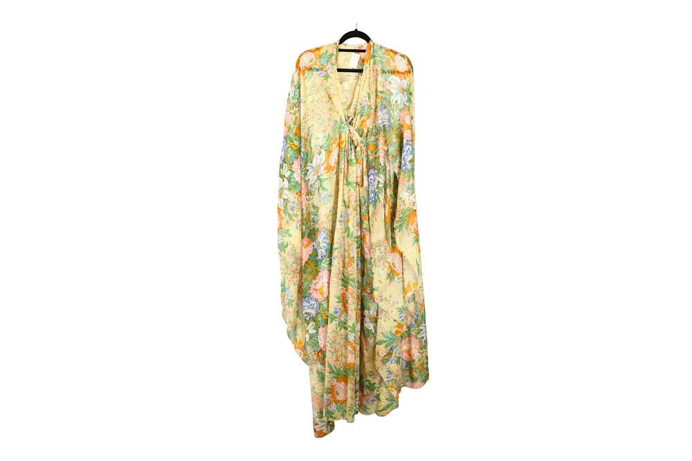 Lot 510 - Elizabeth Arden Kaftan, 1960s, floral printed...