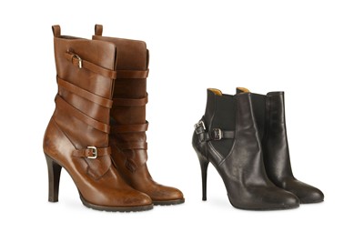 Lot 460 - Two Pairs of Ralph Lauren Boots, to include a...