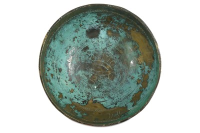 Lot 45 - A DEEP COPPER ALLOY BOWL Iran, 10th - 12th...