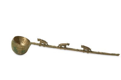 Lot 28 - A CEREMONIAL LADLE Iran, 13th century Of...