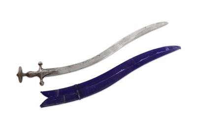 Lot 4 - An unusual Indian sword sosun pattah, of very...