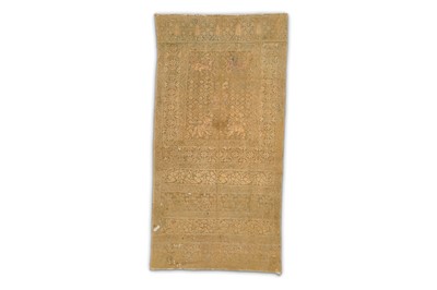 Lot 352 - A DECCANI GOLD-PRINTED HANGING Central India,...