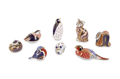 Lot 177 - Royal Crown Derby - A group of eight Imari...