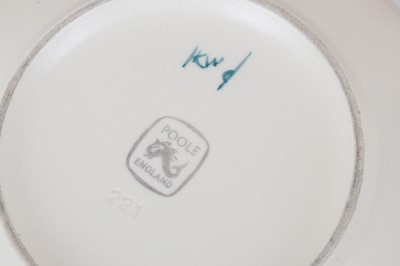 Lot 98 - Poole Pottery - A Delphis vase shape 84,...