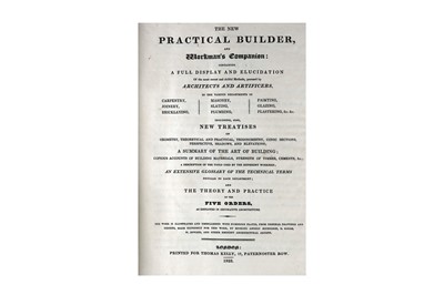 Lot 175 - Nicholson (Peter) The New Practical Builder...