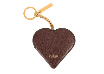 Lot 524 - Mulberry Oxblood Heart Portrait Keyring, c....