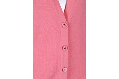 Lot 207 - Chanel Boutique Pink Cashmere Longline...