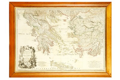 Lot 211 - A map of 'Greece, Archipelago and part of...