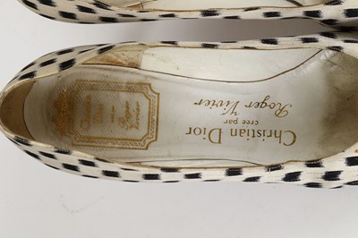 Lot 157 - Roger Vivier for Christian Dior Silk Evening...