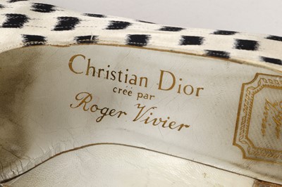 Lot 157 - Roger Vivier for Christian Dior Silk Evening...