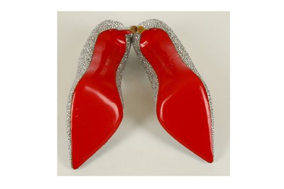 Lot 23 - Christian Louboutin Crystal So Kate Heels,...