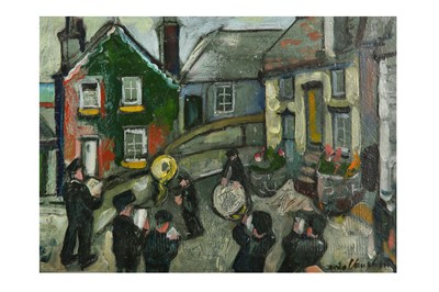 Lot 187 - DORIS VAUGHAN (1894-1974) Village Band,...