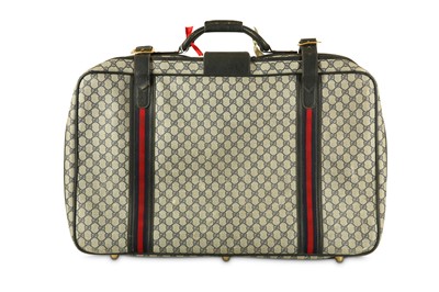 Lot 450 - Gucci Vintage Supreme Monogram Suitcase, soft...