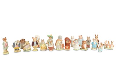 Lot 336 - A collection of Beswick Beatrix Potter figures,...