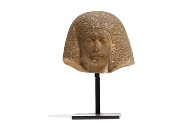 Lot 24 - AN EGYPTIAN FEMALE LIMESTONE HEAD Possibly New...