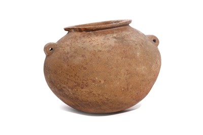 Lot 1 - AN EGYPTIAN PREDYNASTIC TERRACOTTA PAINTED...