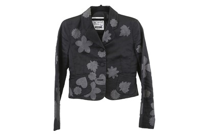 Lot 514 - Moschino Cheap and Chic Black Cropped Jacket,...