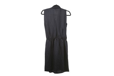 Lot 515 - Elie Tahari Black Silk Dress, animal print...