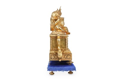 Lot 24 - A 19TH CENTURY FRENCH ORMOLU AND PORCELAIN...