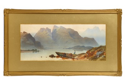 Lot 828 - Unknown A pair of lakeside panoramic views...