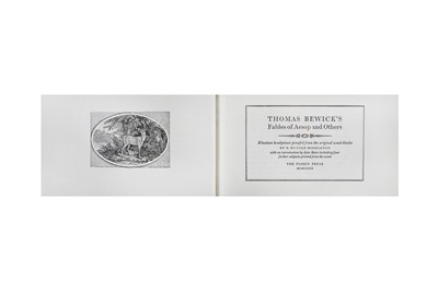 Lot 235 - Middleton (R. Hunter) Thomas Bewick’s Fables...