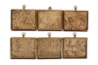 Lot 191 - Anthony Redmile - Six polished brass framed...