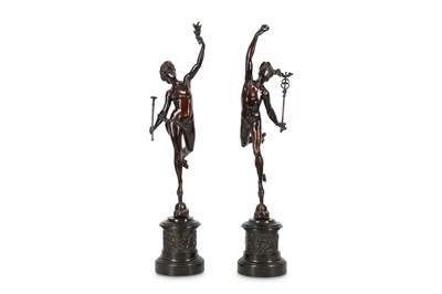 Lot 112 - AFTER GIAMBOLOGNA (ITALIAN, 1529-1608): A PAIR...
