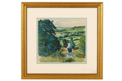 Lot 836 - NORMAN GARSTIN (British 1847 - 1926) Landscape...