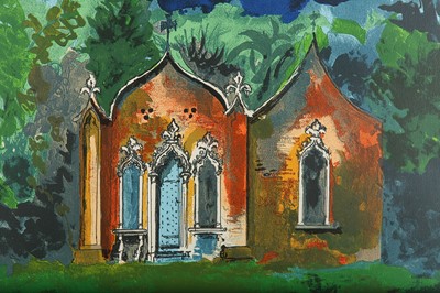 Lot 217 - JOHN PIPER, C.H. (1903-1992) The red house,...