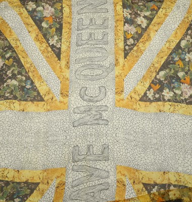 Lot 60 - Alexander McQueen Yellow 'God Save McQueen'...